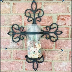 Southern Living At Home Black Candle Holder